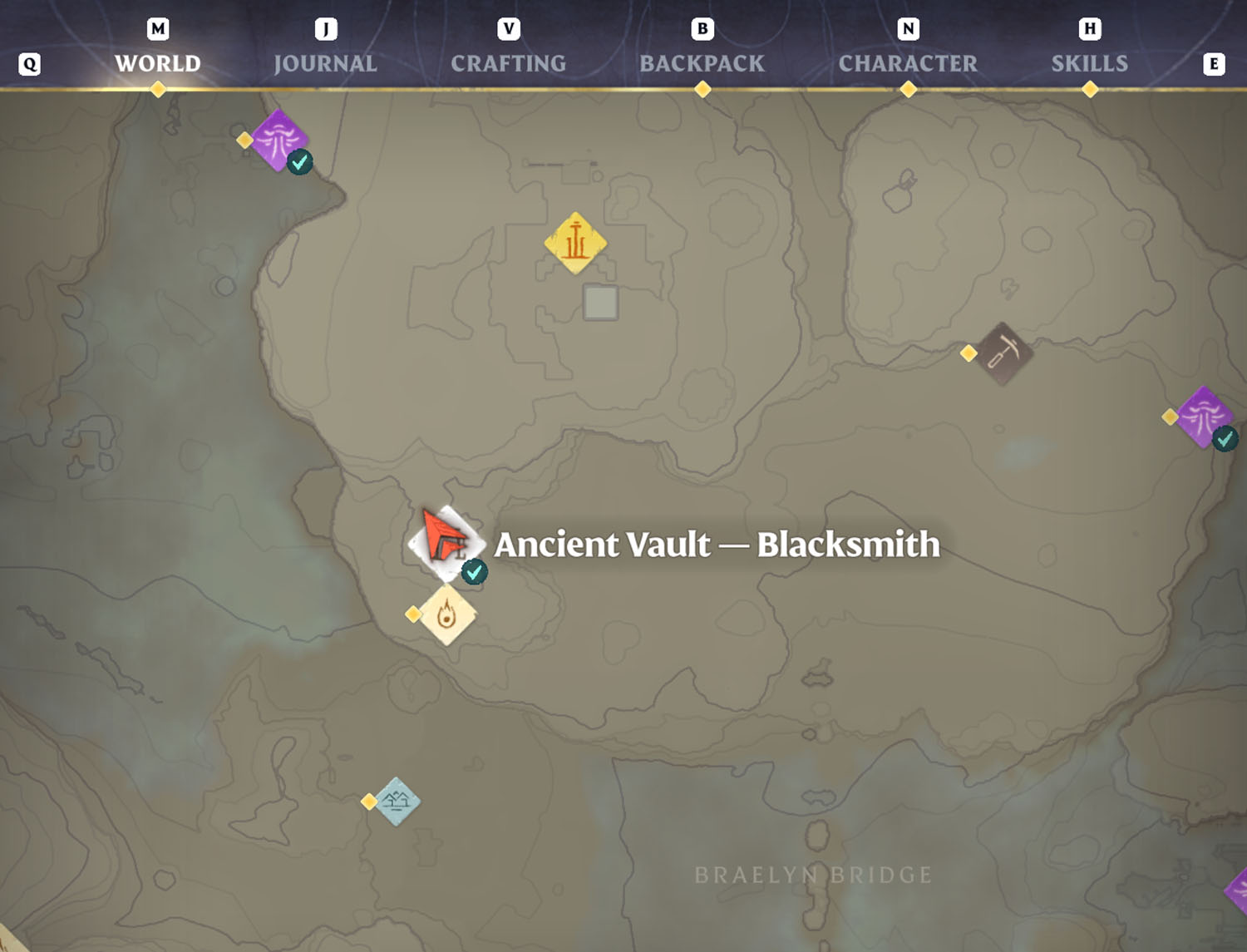 Sarah Maree Enshrouded Ancients And The Flame Lore Enshrouded AF Venture Forth Map 